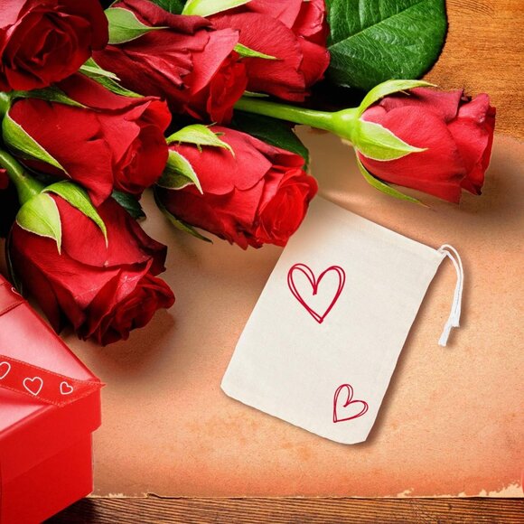 50 Pieces 4 x 6 Inches Muslin Cotton Drawstring Bags Canvas Linen Sachet Bag Reu - Picture 6 of 6